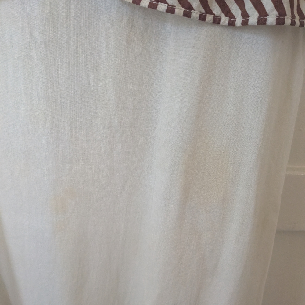 1930s Womens Linen Dress Rare Xs - image 5